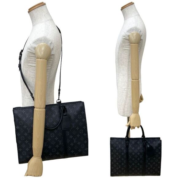 Louis Vuitton Sac Plat Horizontal Monogram Leather 2way Business Bag - Picture 4 of 10